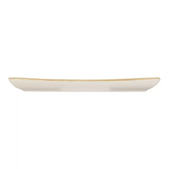 Churchill Stonecast Rectangular Plate Barley White 350 x 185mm - Image 2
