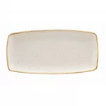 Churchill Stonecast Rectangular Plate Barley White 295 x 150mm