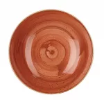 Churchill Stonecast Round Coupe Bowl Spiced Orange 220mm (Pack of 12)