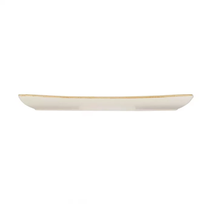 Churchill Stonecast Rectangular Plate Spiced Orange 350 x 185mm - Image 2