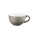Churchill Stonecast Round Cappuccino Cup Peppercorn Grey 12oz