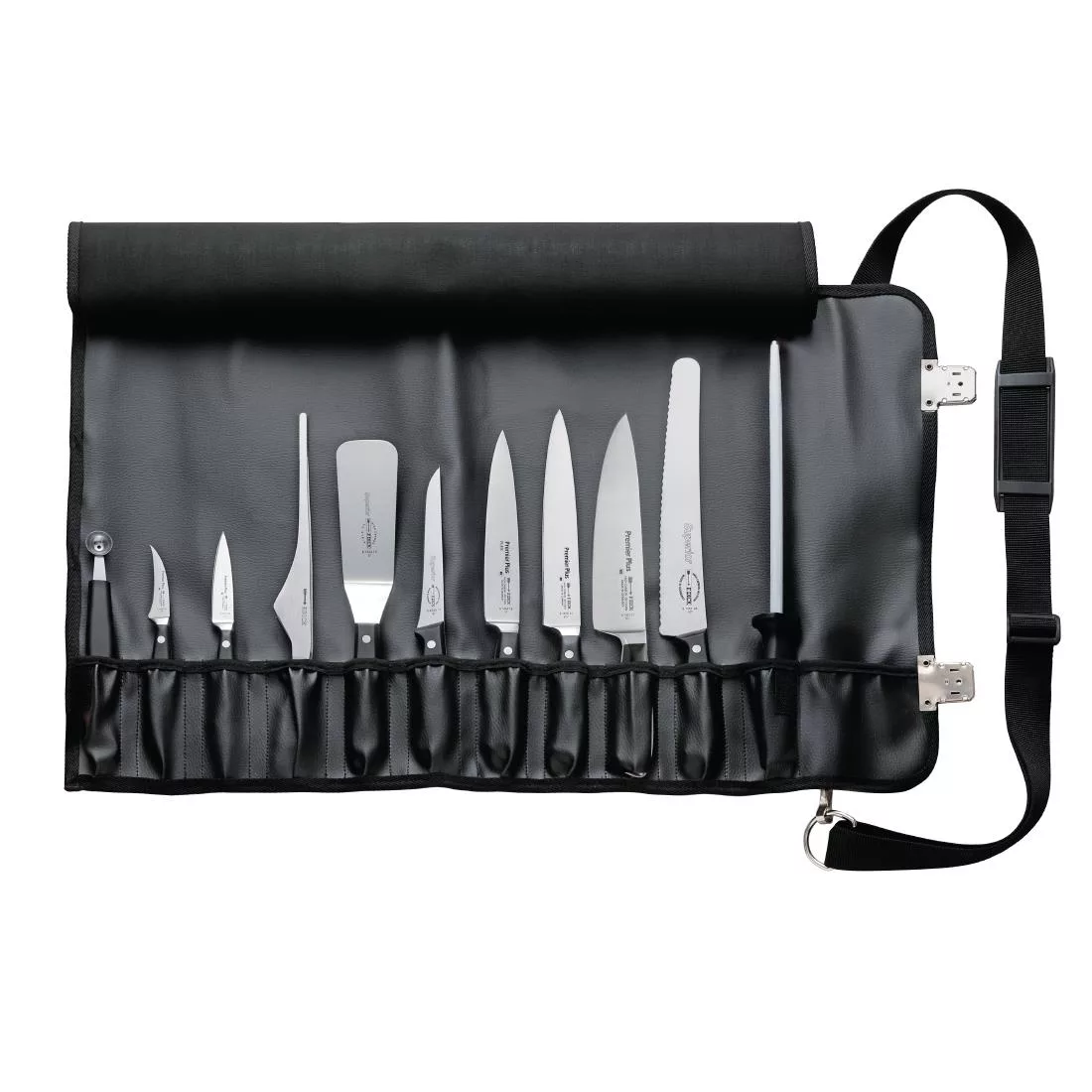 dl384_new23.jpg Dick Premier Plus 11 Piece Knife Set With Roll Bag - Image 1