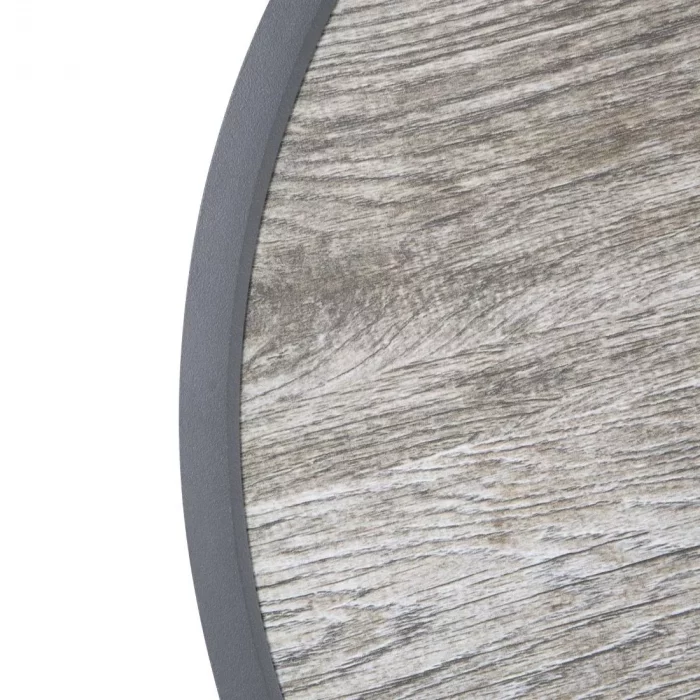 Bolero Fibre Glass Round Table Top Wood Effect 580mm - Image 3