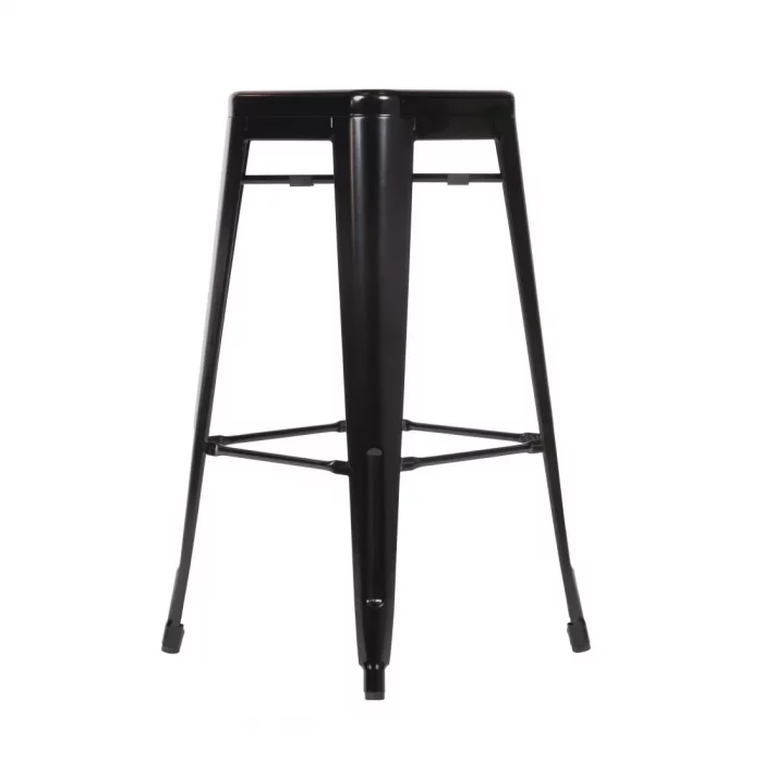 Bolero Bistro Steel High Stool Black (Pack of 4) - Image 18