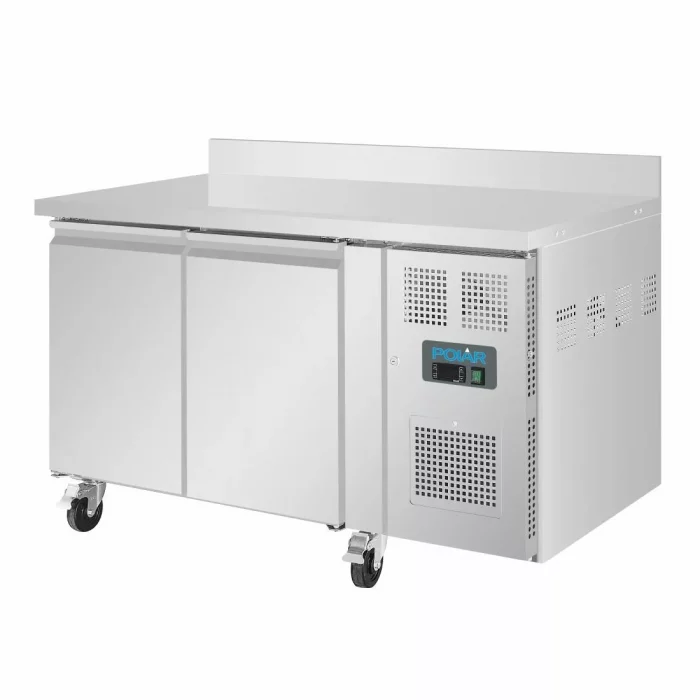 Polar U-Series Double Door Counter Fridge with Upstand 282Ltr - Image 3