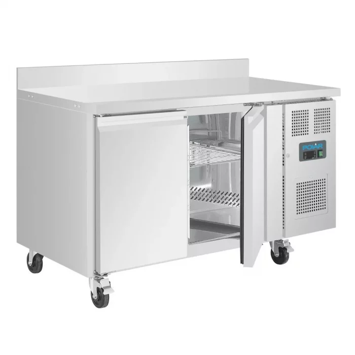 Polar U-Series Double Door Counter Fridge with Upstand 282Ltr - Image 5