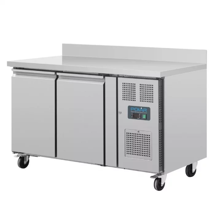Polar U-Series Double Door Counter Fridge with Upstand 282Ltr - Image 9