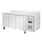 Polar U-Series Triple Door Counter Freezer with Upstand 417Ltr - Image 2