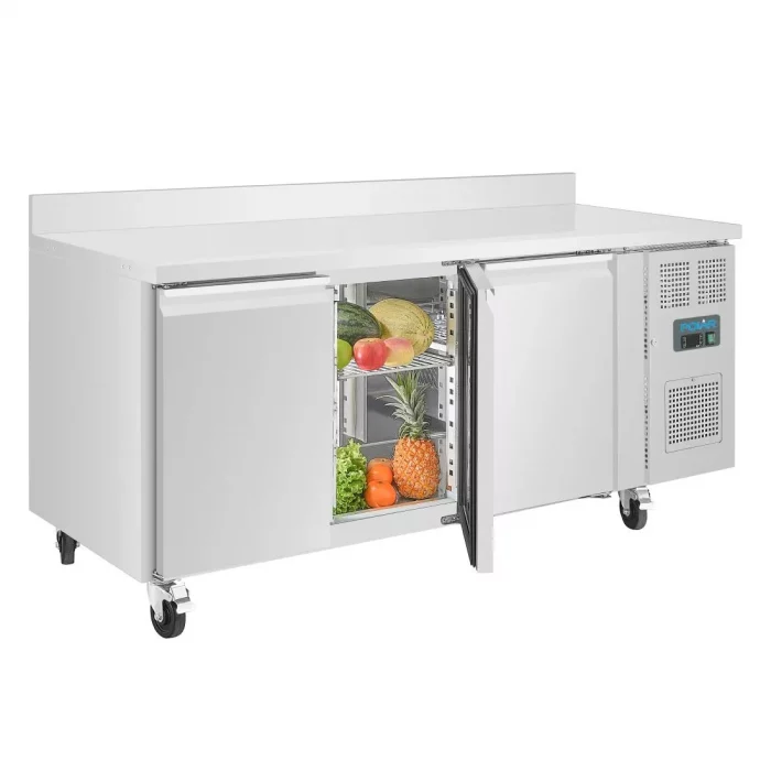 Polar U-Series Triple Door Counter Freezer with Upstand 417Ltr - Image 3