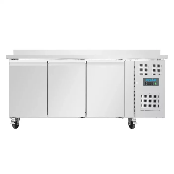 Polar U-Series Triple Door Counter Freezer with Upstand 417Ltr - Image 4