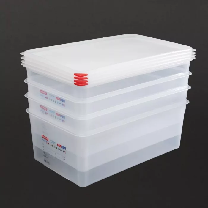 Araven Polypropylene 1/1 Gastronorm Food Storage Box 28Ltr (Pack of 4) - Image 4