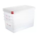 Araven Polypropylene 1/1 Gastronorm Food Storage Box 28Ltr (Pack of 4) - Image 6