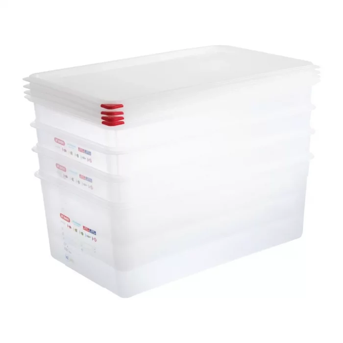 Araven Polypropylene 1/1 Gastronorm Food Storage Box 28Ltr (Pack of 4) - Image 6