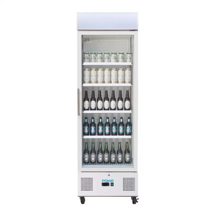 Polar G-Series Upright Display Fridge 368Ltr White - Image 4