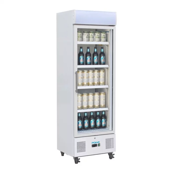 Polar G-Series Upright Display Fridge 368Ltr White - Image 5
