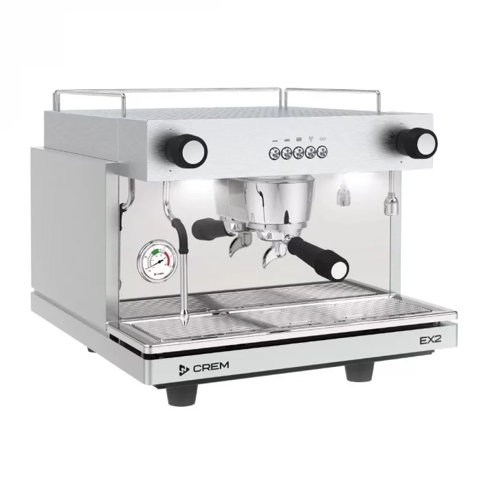 Crem EX2 1 Group Traditional Espresso Machine Light Grey - Image 1