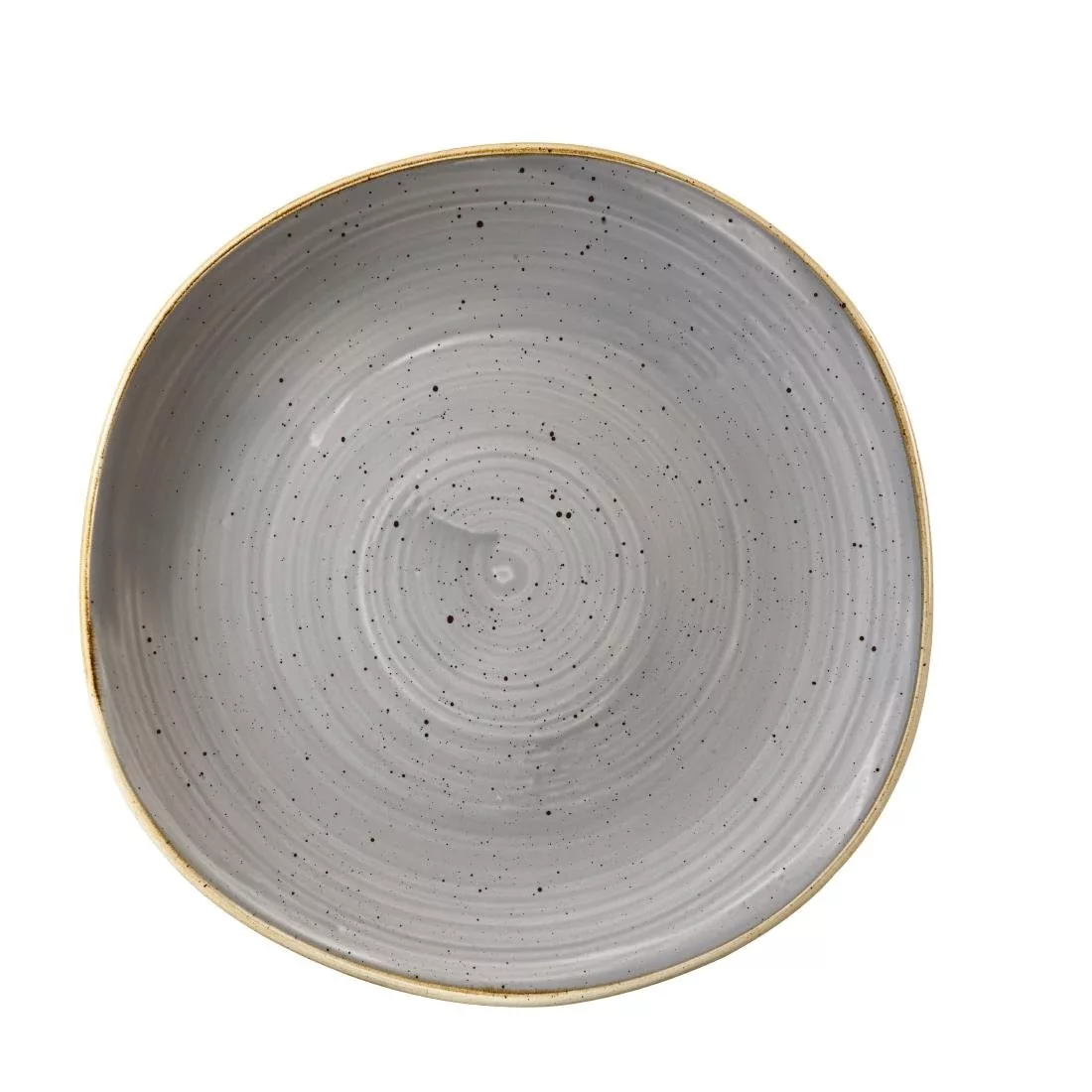 dm457_churchill.jpg Churchill Stonecast Round Plate Peppercorn Grey 264mm (Pack of 12) - Image 1