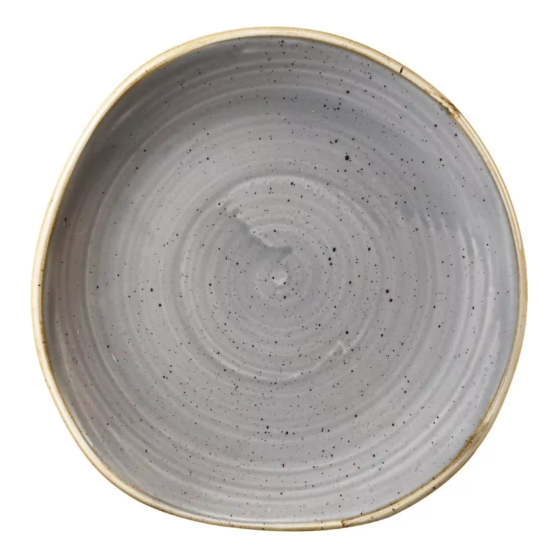 dm459_churchill.jpg Churchill Stonecast Round Plate Peppercorn Grey 186mm (Pack of 12) - Image 1