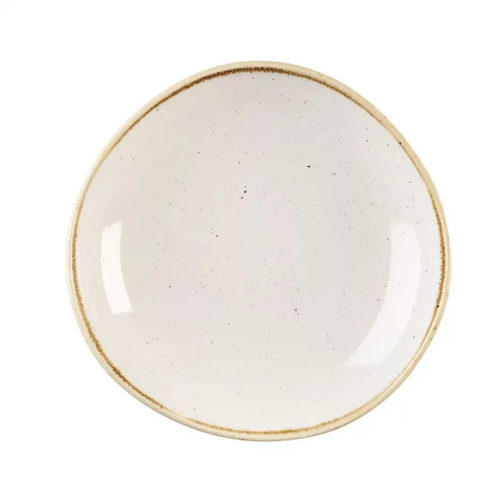 Churchill Stonecast Round Bowl Barley White 253mm (Pack of 12) - Image 1