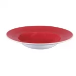Churchill Stonecast Round Wide Rim Bowl Berry Red 280mm (Pack of 12) - Image 2