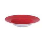 Churchill Stonecast Round Wide Rim Bowl Berry Red 240mm (Pack of 12) - Image 2