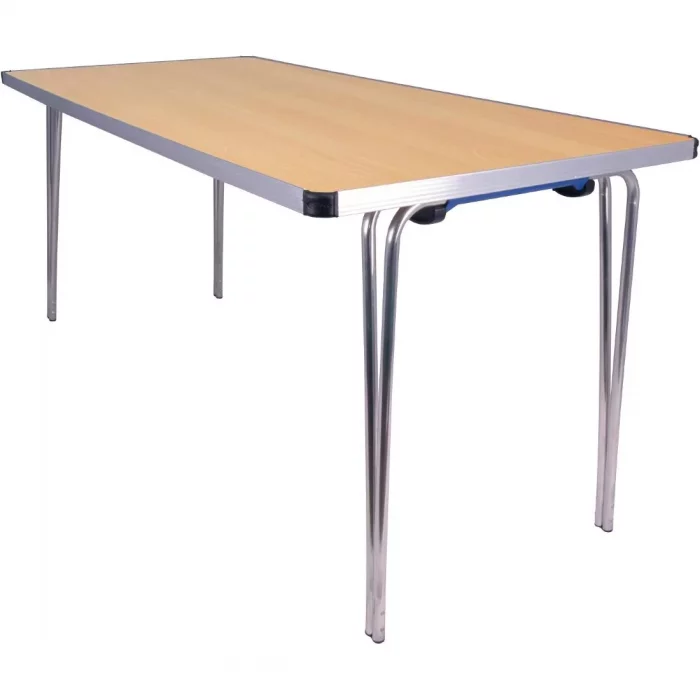 Gopak Contour Folding Table Beech 5ft - Image 1