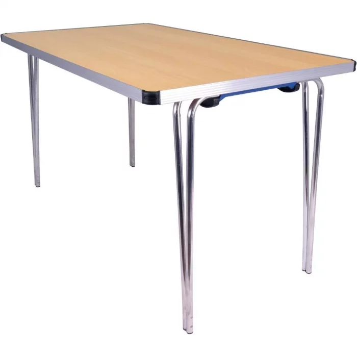 Gopak Contour Folding Table Beech 4ft - Image 1