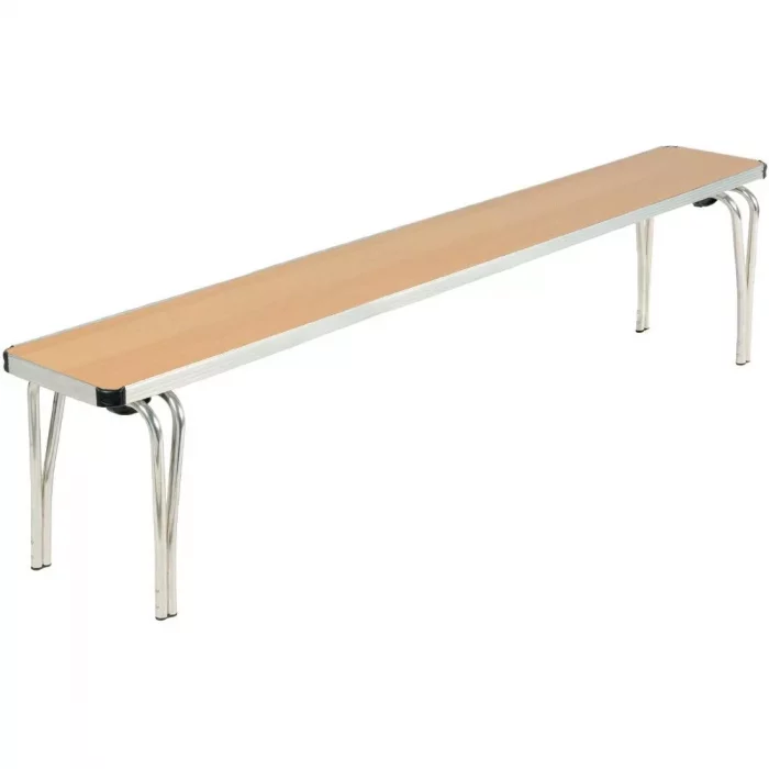 Gopak Contour Stacking Bench Beech Effect 6ft - Image 1