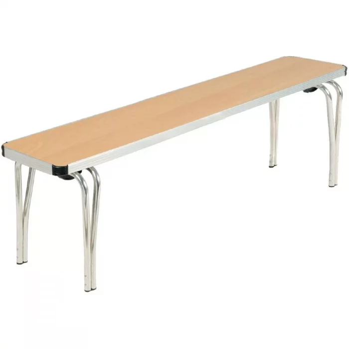 Gopak Contour Stacking Bench Beech Effect 4ft - Image 1