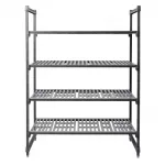 Cambro Camshelving Basics Plus 4 Tier Shelving Starter Unit 1830 x 1375 x 610mm - Image 2