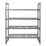 Cambro Camshelving Basics Plus 4 Tier Shelving Starter Unit 1830 x 1525 x 610mm - Image 2