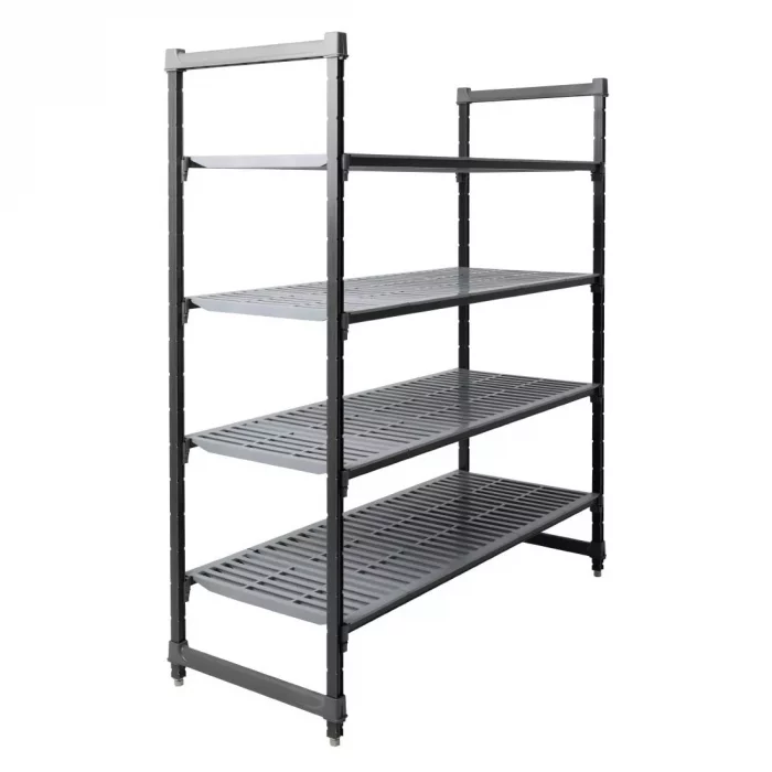 Cambro Camshelving Basics Plus 4 Tier Shelving Starter Unit 1830 x 1525 x 610mm - Image 1