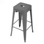 Bolero Bistro Steel High Stool Gun Metal (Pack of 4) - Image 6