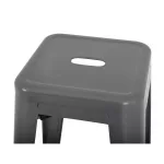 Bolero Bistro Steel High Stool Gun Metal (Pack of 4) - Image 7