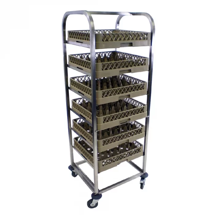 Craven Stainless Steel Dishwasher Basket Trolley - Image 1