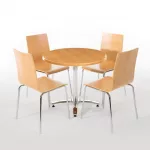 Bolero Square Back Sidechair (Natural Finish) (Pack 4) - Image 2