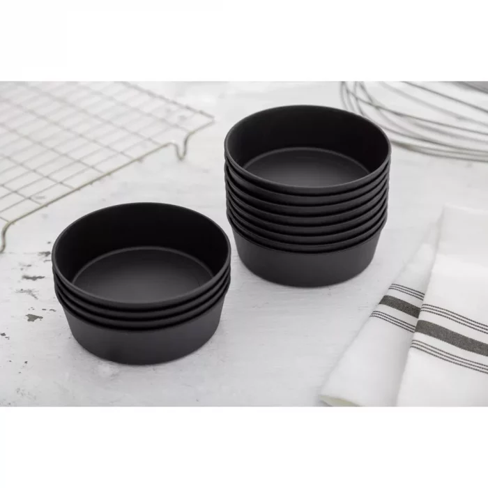 Matfer Bourgeat Exoglass Mini Pie Moulds Plain 100mm (Pack of 12) - Image 7