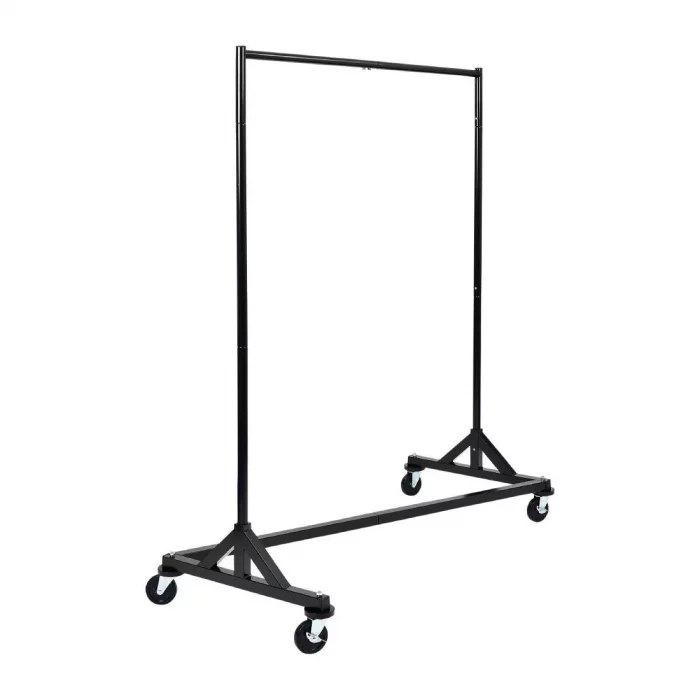 Black Garment Rail - Image 1