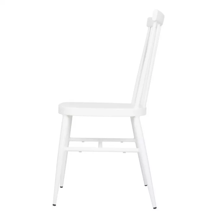 Bolero Windsor Aluminium White Chairs White (Pack of 4) - Image 2