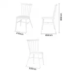 Bolero Windsor Aluminium White Chairs White (Pack of 4) - Image 5