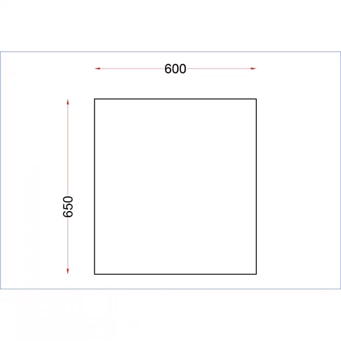 Vogue Stainless Steel Centre Table 600mm - Image 5