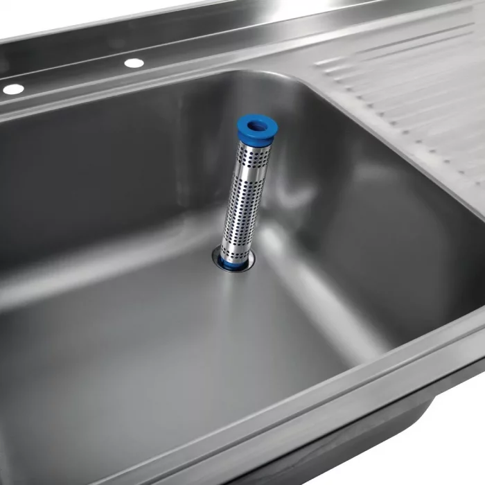Vogue Fully Assembled Stainless Steel Sink Right Hand Drainer 1500mm - Image 4