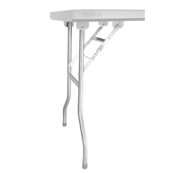 Vogue Stainless Steel Folding Work Table 1830x760x780mm - Image 3
