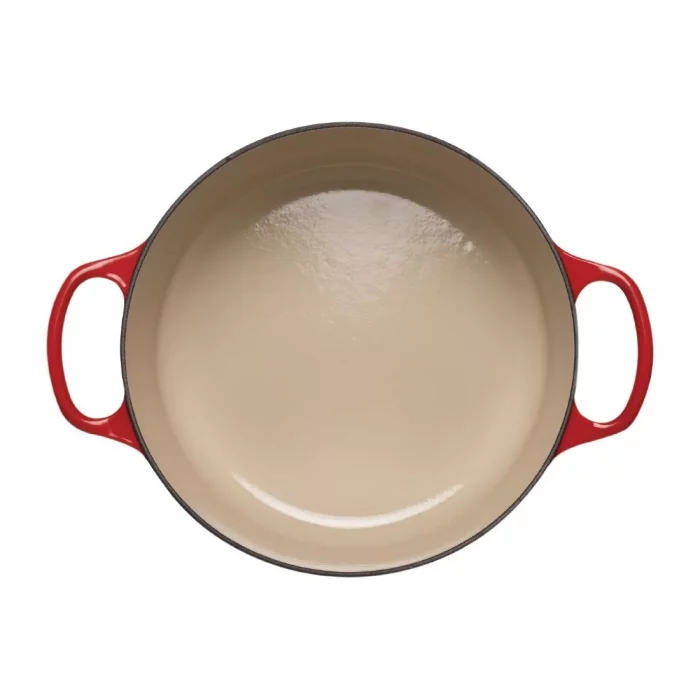 Le Creuset Cast Iron Round Casserole Dish Cerise 20cm - Image 7