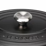 Le Creuset Cast Iron Oval Casserole Dish Satin Black 27cm - Image 4