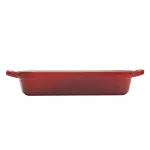 Le Creuset Cast Iron Roaster Cerise 33cm - Image 2