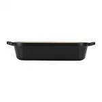 Le Creuset Cast Iron Roaster Satin Black 33cm - Image 3
