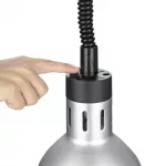 Buffalo Retractable Heat Shade Silver Finish - Image 5