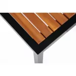 Bolero Steel & Acacia Side Chairs (Pack of 4) - Image 13