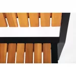 Bolero Steel & Acacia Side Chairs (Pack of 4) - Image 14